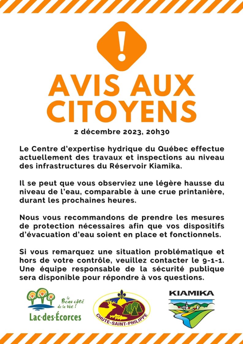 Avis citoyen barrage