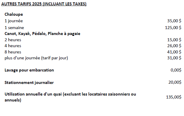 tarif 3
