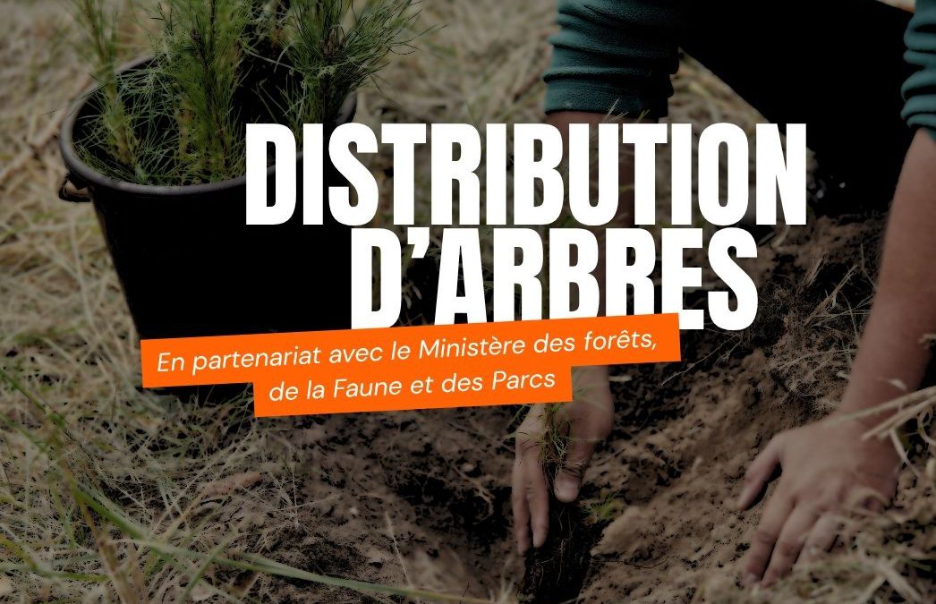 Distribution d&rsquo;arbres 15-16 mai